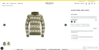Merino sveter Devold Alnes Woll Roll Neck - 7