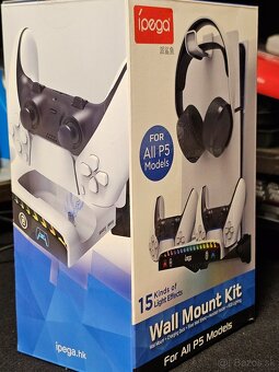 Playstation 5 s mechanikou, 825Gb, RGB drziak na stenu - 7