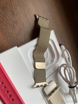 Predám Apple Watch 9 41mm Starlight (Záruka, Zdravie 98%) - 7