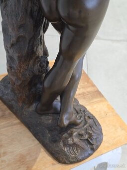 Starožitna bronzová socha 53cm - 7