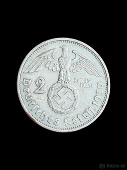 Vzácnejšie 2 Marky 1936 D, G, J a 1939 E - 7