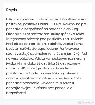 Detská postielka - 7