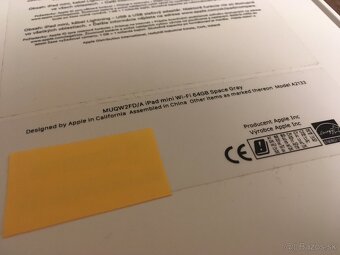 iPad Mini 5gen 64GB vesmirne sivy - velmi zachovany stav - 7