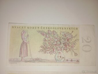 BANKOVKY 20 KČS, 1949, 1. VYDANÁ SÉRIE A - 7