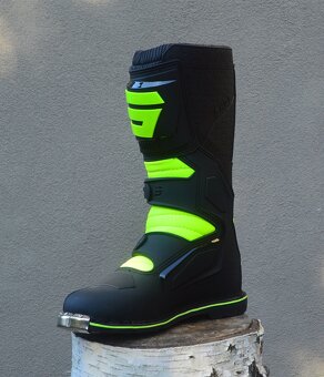 Predám čižmy SHOT R2 žlté fluo - 7