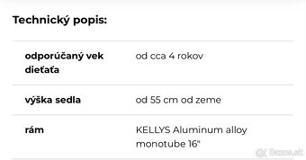 Detský hliníkový bicykel Kellys Emma - 7