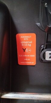 Autosedačka / vajíčko AVIONAUT KITE 0-13 kg, svetlo-šedá. - 7