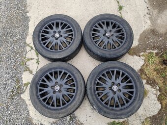 Hliníkové disky originál Volvo 5x108r16 na novo pieskované - 7