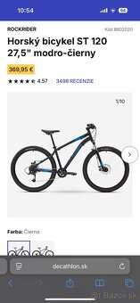 Horský bicykel Rockrider ST120 27,5 - 7
