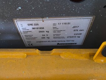 Ručne vedený NZV Jungheinrich 2500 kg - 7