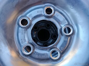 Sada kolies VW Polo 6, plechové disky + pneu 185/65 R15 - 7