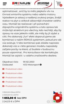 Remus vyfukova zostava , BMW M440i G26 - 7