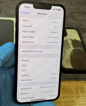 Apple iPhone 13 128GB Blue / 93% batéria - 7