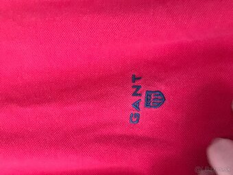 GANT originál Red pánske polotricko dlhy rukav L/XL - 7