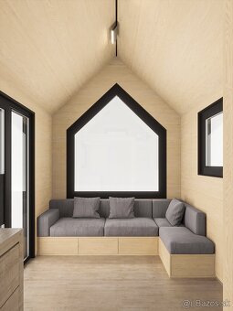 Tiny House s podvozkom a konštrukciou na - na dokončenie - 7
