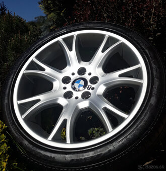 alu R19 5x120, zimné pneu 235/50, orig. BMW X3, ako NOVÉ - 7
