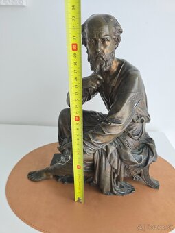 bronzová socha svätého Petra. - 7