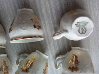 Šálky a podšálky, porcelán. - 7