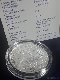 3 x proof 10€ Slovensko 2024 - 7
