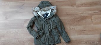 Dámska zateplená bunda - čierna, béžová, khaki XS / Nová - 7