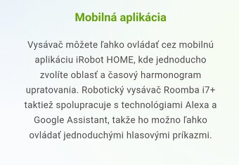 Robotický vysávač - iRobot Roomba i7+ (7558) - 7