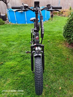 Skladací fat ebike Samebike 20x4.0",750W,15Ah,45km/h,100km - 7