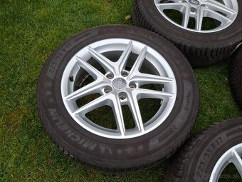 17" ALU 5x112 (audi a iné) + zimné 225/55 17 8,5mm TOP - 7
