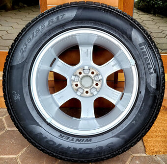 alu R17 5x108, senzory, zimné pneu 235/65, orig. Volvo XC60 - 7