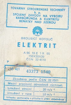 Brúsne kotúče Elektrit na predaj - 7