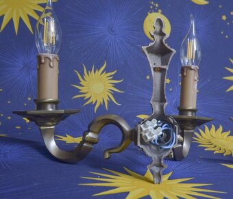 Mosadzné nástenné svietidla. - 7