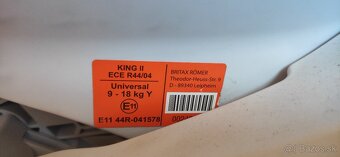 Britax Römer King II 9-18 kg - 7