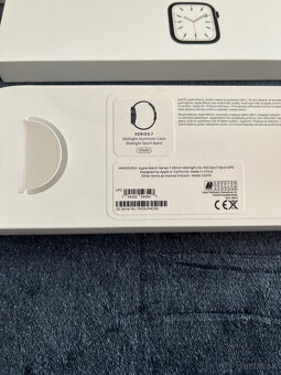 Apple watch 7 45mm polnočno sivý hliník - 7