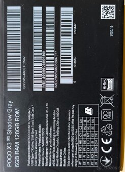 Xiaomi Poco X3 NFC 6GB RAM/128GB ROM, Shadow Gray - 7