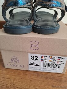 Kožené sandálky LASOCKI YOUNG veľ. 32 modré, 6 € s poštou - 7