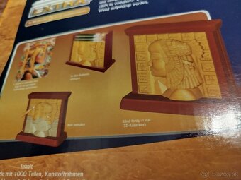 Puzzle 2D alebo 3 D krásna Nefertiti - 7