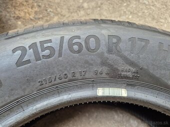 215/60 r17 letné 4 ks CONTINENTAL - z nového auta - 7