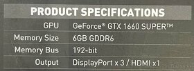 MSI GeForce GTX 1660 SUPER VENTUS XS OC - 7