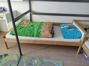 Poschodová posteľ IKEA + 2 detské postele - 7