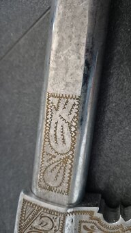 Valaška strieborná aj zlatá  100cm mat. Mosadz - 7