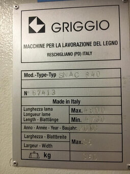 Pasova pila Griggio SNAC 640 - 7
