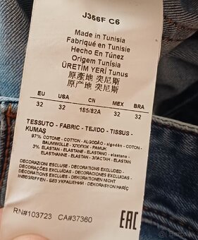 Armani jeans tenké strečové - 7