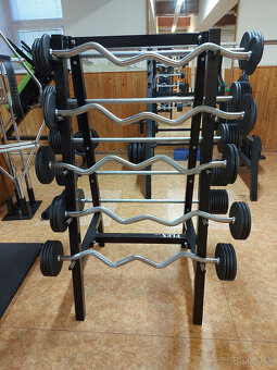 Bicepsová osa pevná váha (rovná, EZ) - NOVÁ - 7