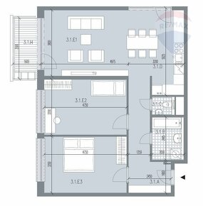 NA Predaj 3izbové byty s balkónom, Záhorská Bystrica Livana  - 7