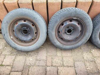 Predam 14" plechové disky 8x pneu boli na Peugeot 306 - 7