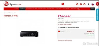 Stereo zosilňovač Pioneer A-10 - 7