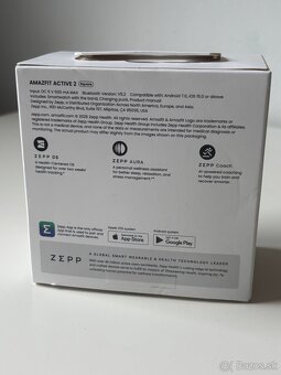 Xiaomi Amazfit Active 2 Premium Version, kožený remienok - 7