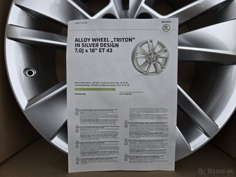 5x112 R18 Škoda Triton Kodiaq Nepoužite - 7