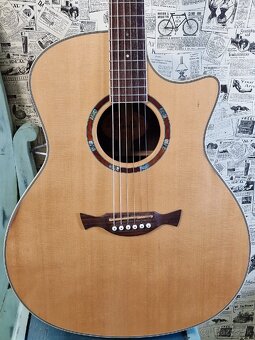 Vintage Elektrická Akustická Gitara - Crafter TGAE-036 Korea - 7