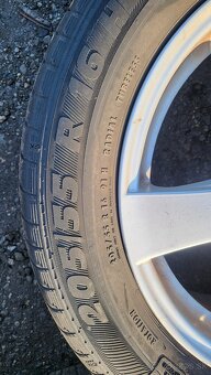 Letné Pneumatiky + disky alu Dezent 205/55 R16 5x110 - 7