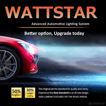 Wattstar, Xenon H7 6000 K, 55 W, Xenon biela, so zbernicou, - 7